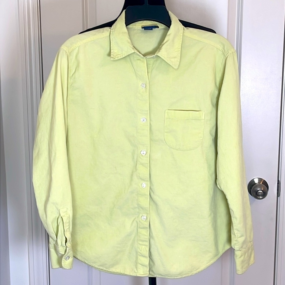 J Crew Corduroy Long Sleeve Shirt Size M